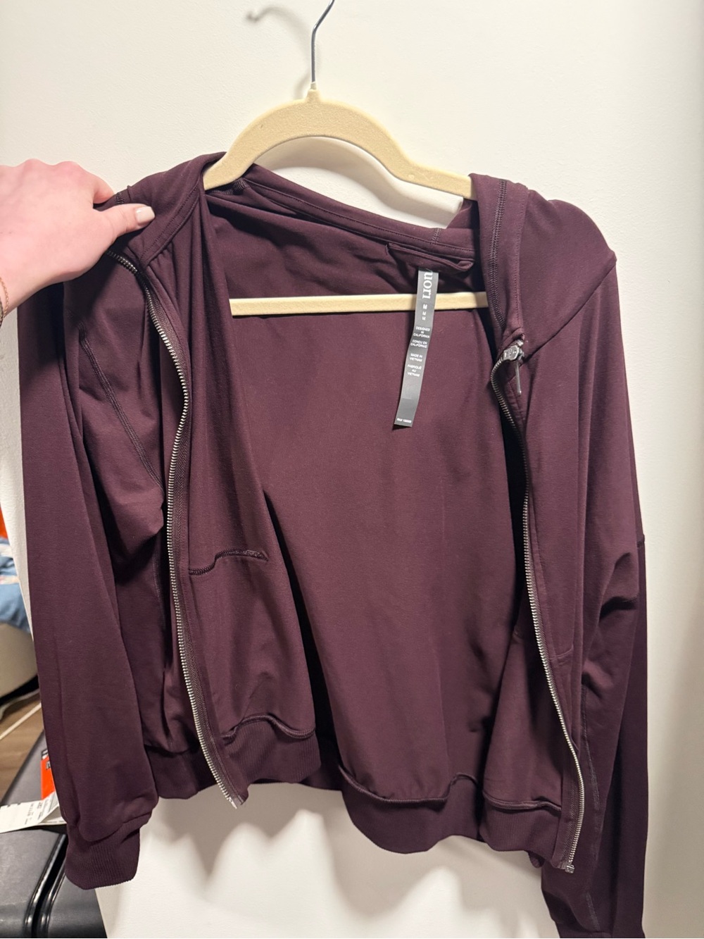 Vuori Plum Zip Up Hoodie
